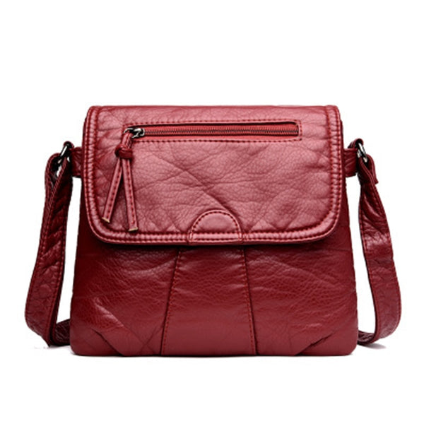 CmetNi Black Small Women Messenger Bag